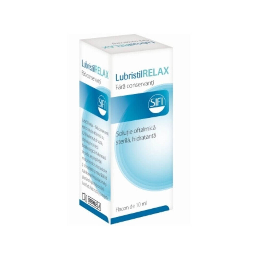 Lubristil relax oogheelkundige oplossing, 10ml, Sifi