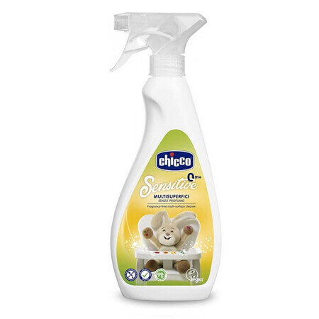 Solución antibacteriana vegana para la limpieza de superficies, 500 ml, +0 meses, Chicco