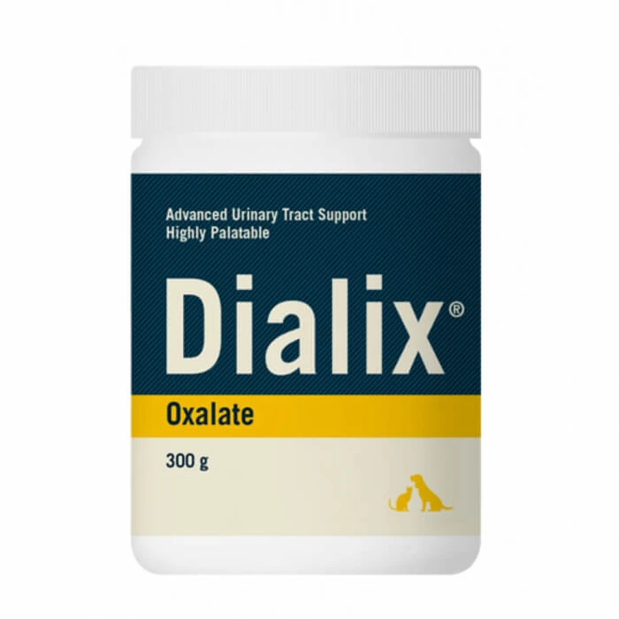 Nahrungsergänzungsmittel zur Behandlung von Calciumoxalat-, Cystin- und Urat-Urolithen, Dialix Oxalate, Vetnova, 300g