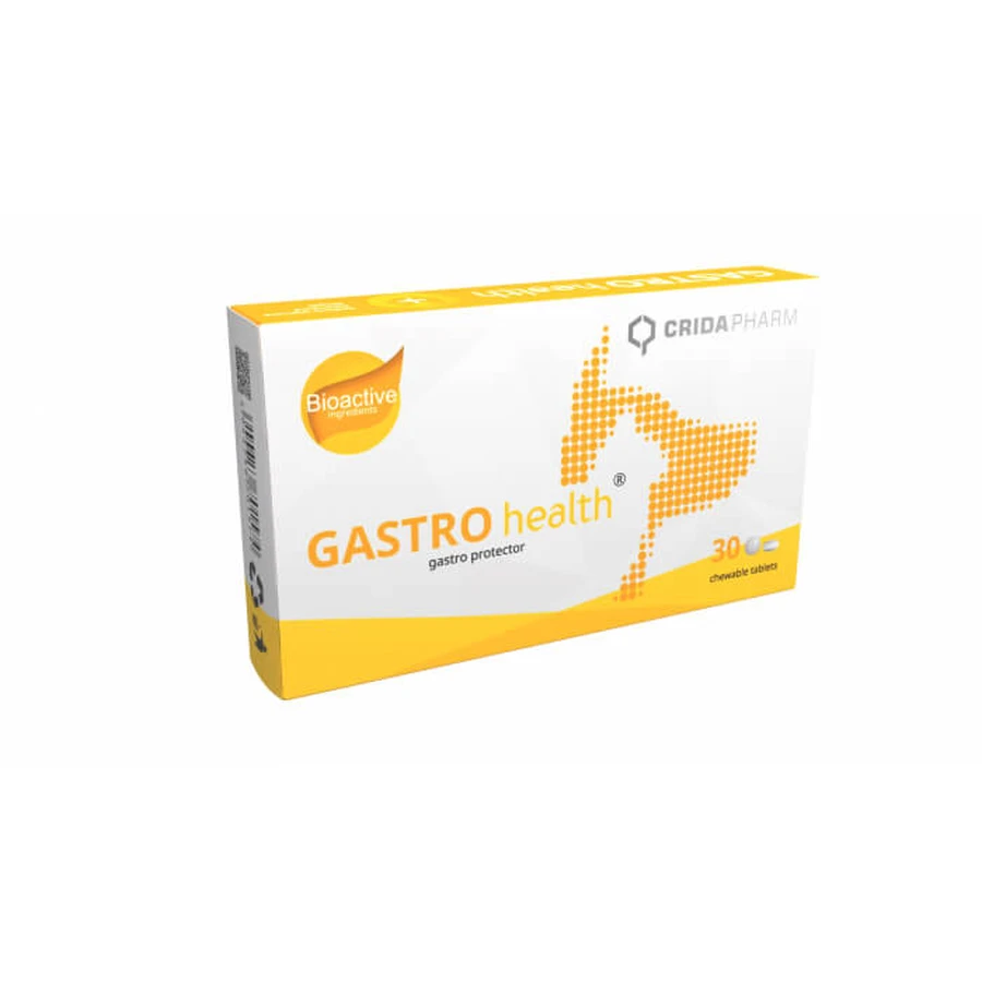 Gastro Health Supplement est un protecteur gastrique pour chiens et chats, 30 gélules
