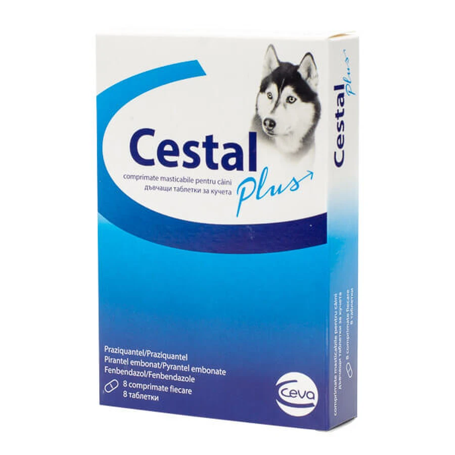 Cestal Plus per cani - blister con 8 compresse
