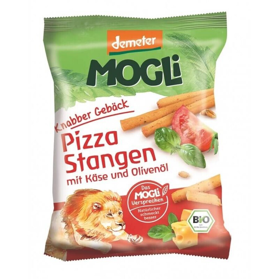 Öko-Pizzasticks mit Käse und Kräutern, 75 gr, Mogli