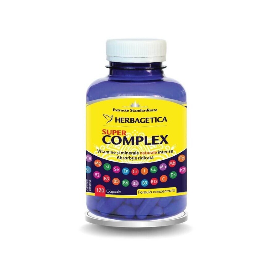 Super Complex, 120 Capsule, Herbagetica