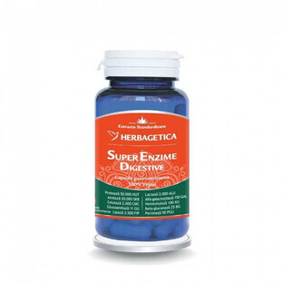 Super Enzyme Digestive, 60 cápsulas, Herbagetica