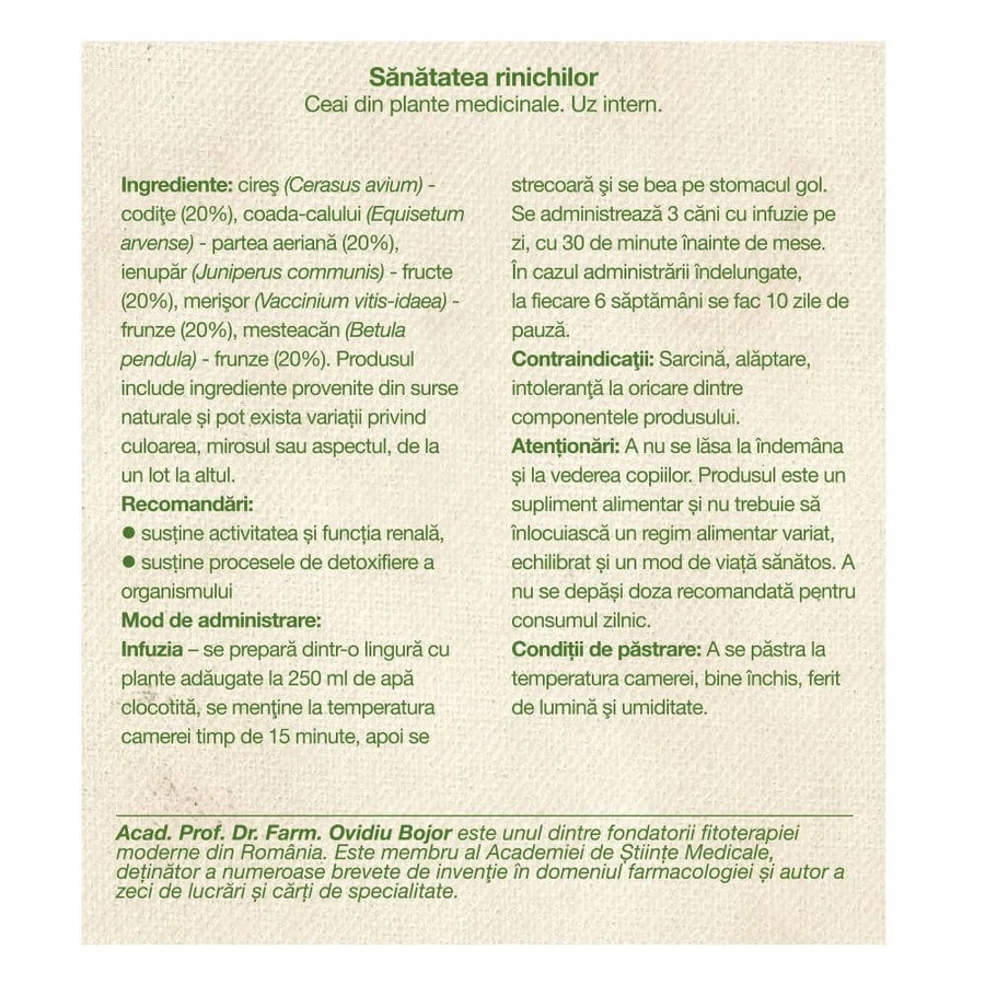 Infusión Salud Renal, 50 g, Dacia Plant