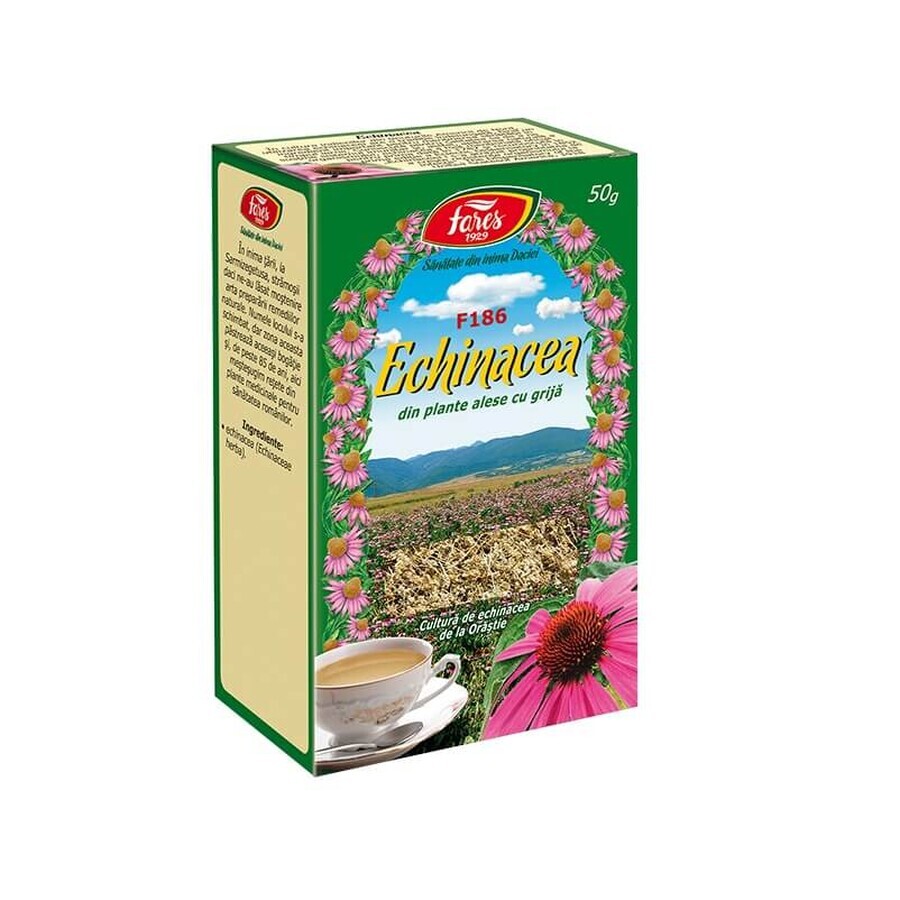 Té de equinácea, F186, 50 g, Fares