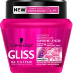 Schwarzkopf Gliss Supreme Length Hair Mască de Păr pentru Reparare 300ml