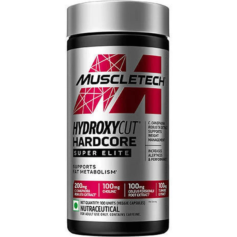MuscleTech Hydroxycut Hardcore Super Elite 100 capsule vegetali