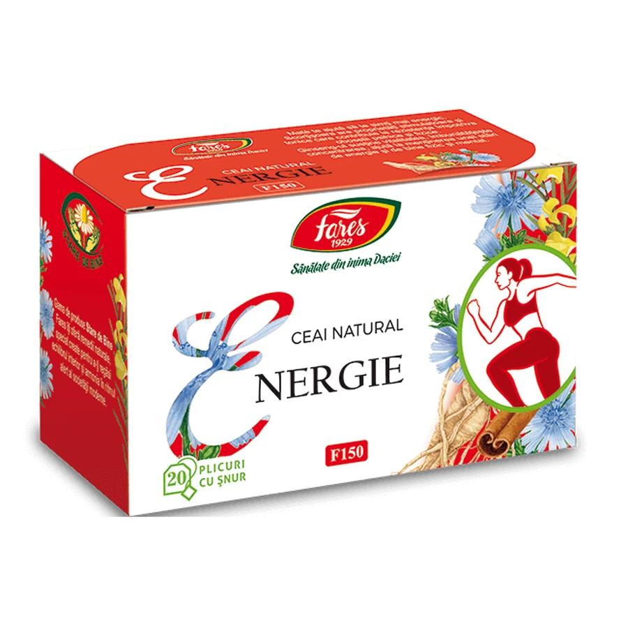 Té energético, 20 bolsitas, Fares
