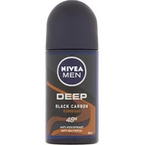 Nivea Men Deep Black Black Carbon Espresso 48h Desodorante Antitranspirante 48h Roll-On 50ml