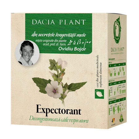 Infusión expectorante, 50 g, Dacia Plant