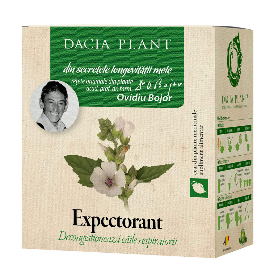 Infusión expectorante, 50 g, Dacia Plant