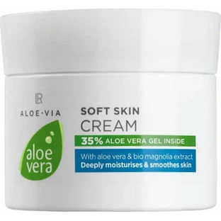 LR Aloe Via Aloe Vera Aloe Vera Soft Skin Cream Moisturizing Body Cream with Aloe Vera for dry & sensitive skin 100ml