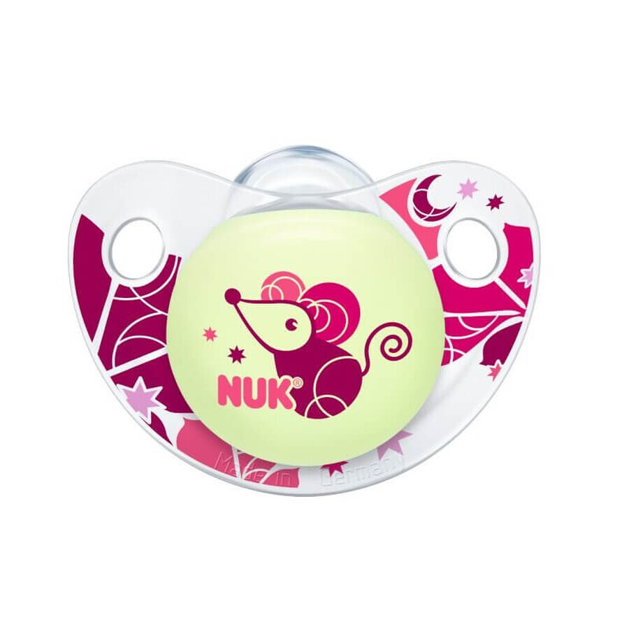 Sucette en silicone Night&Day, M2, 6-18 mois, différents modèles, Nuk