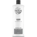 Nioxin System 1 szampon oczyszczający do włosów normalnych, lekko przerzedzonych, 1000ml
