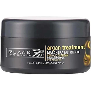 Black Professional Line Argan Treatment Mask Mascarilla de tratamiento con aceite de argán para todo tipo de cabello 250ml
