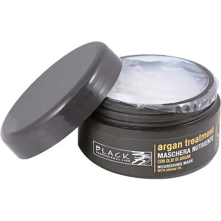 Black Professional Line Argan Treatment Mask Mascarilla de tratamiento con aceite de argán para todo tipo de cabello 250ml