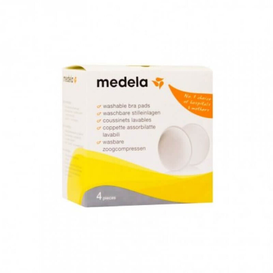 Anti-leak breast pads, 4 pieces, Medela