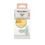 Suzeta ortodontica din silicon Breast Like Soother, Galben/Verde Mint, 0-6 luni, 2 bucati, Tommee Tippee