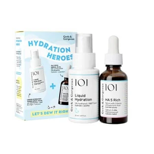 Duo di eroi dell'idratazione, 30 ml + 50 ml, Geek and Gorgeous