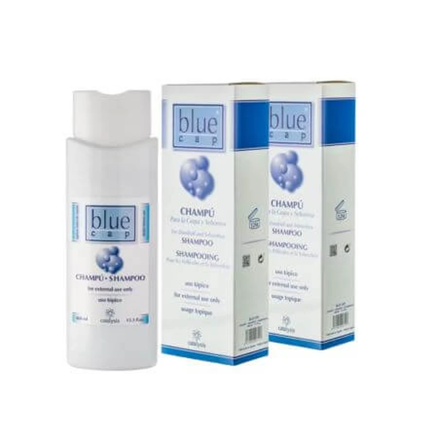 Pack shampoing Blue Cap, 2 x 400 ml