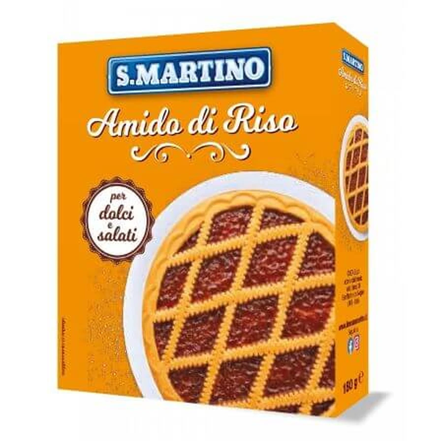 Amido di riso senza glutine, 180 g, S.Martino