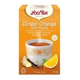 Té de jengibre y naranja, 17 bolsitas, Yogi Tea