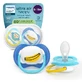 Philips Avent Ultra Air Pacifier, Scimmia, 6-18 mesi, SCF080/26, 2 pezzi, Philips