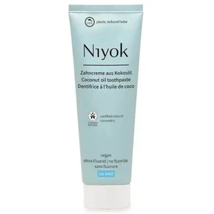 Dentifricio con olio di cocco e menta, 75 ml, Niyok