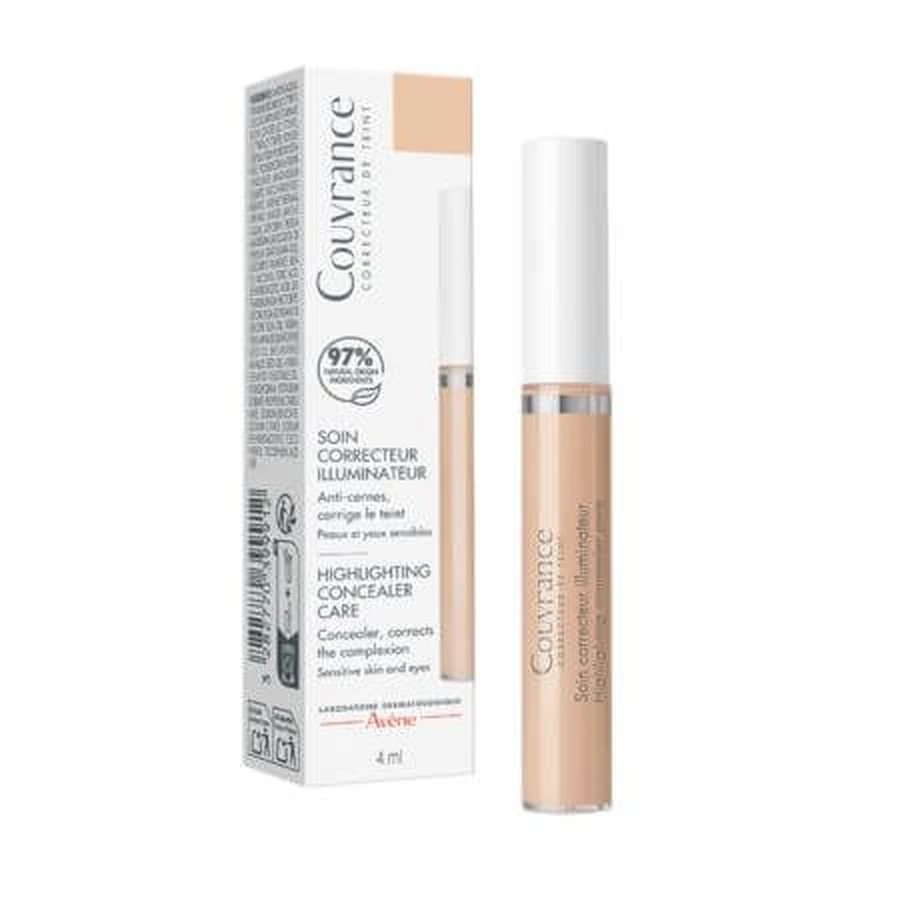 Corrector iluminador para pieles sensibles Couvrance, 4 ml, Avene