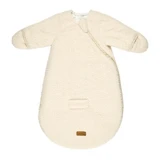 Sac de dormit cu maneci si manusi, 60 cm, Crem, Teddy, Nattou