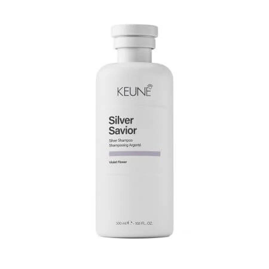 Shampoo with violet pigments Silver Savoir, 300 ml, Keune