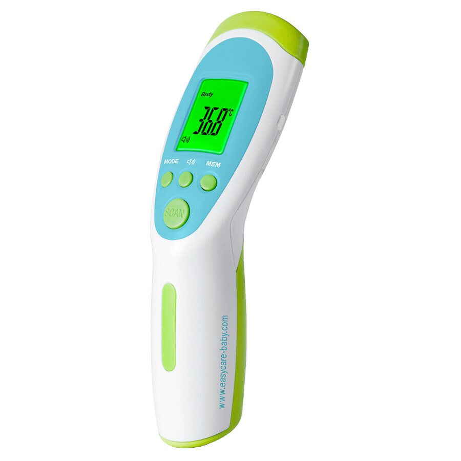 Multifunctionele contactloze infraroodthermometer, 6 functies, blauw, Easycare