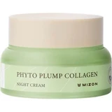 Phyto Plump Collagen Intens crema de noche hidratante antiarrugas con colágeno Phyto Plump Collagen, 50 ml, Mizon