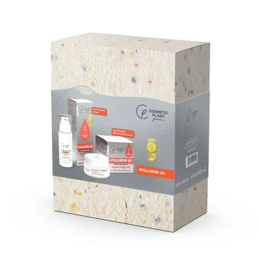 Set Crema antirid hidratanta 50 ml + Ser antirid concentrat 30 ml Fusion, Cosmetic Plant