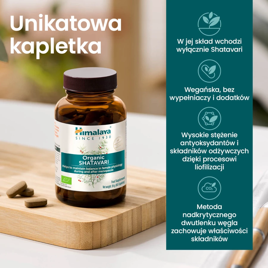 Himalaya Organic Shatavari Set, 2 x 60 tablets