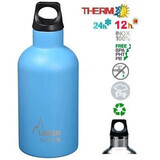 Termo de acero inoxidable Bleu Futura, 350 ml, Laken