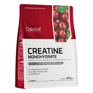 OstroVit Creatină monohidrat, aromă de cireșe, 300 g