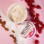 Allnutrition Nutlove White Choco Raspberry, crème à base de chocolat blanc avec copeaux de noix de coco, amandes et framboises, sans sucre ajouté, 500 g