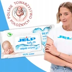 Jelp Bebé 0+, toallitas húmedas, 99,9% agua, 64 unidades