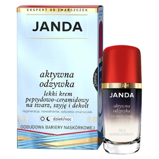 Janda, Active Conditioner, cremă ușoară peptide-ceramidă pentru față, gât și decolteu, 50 ml