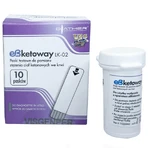 Diather eb-Ketoway, teststrips voor het meten van de concentratie ketonlichamen in het bloed, 10 eenheden