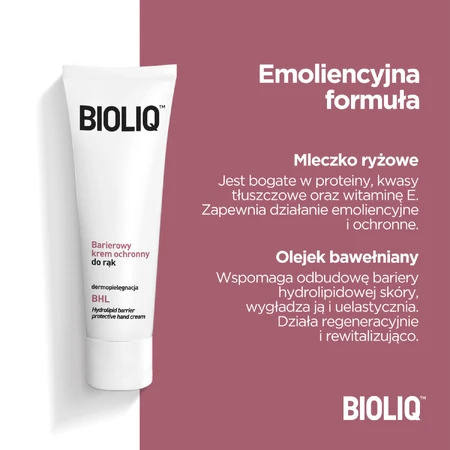 Bioliq BHL set, barrier protection cream for face, 50 ml + hand cream, 75 ml