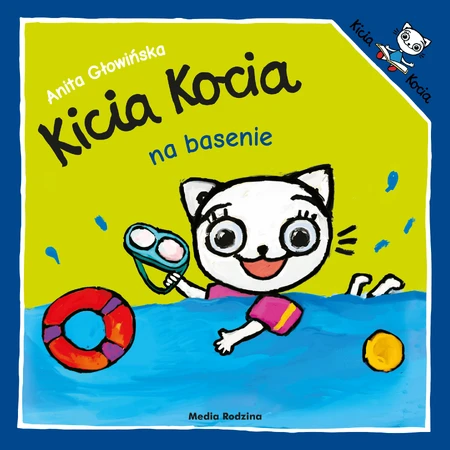 Gatito en la piscina, libro infantil