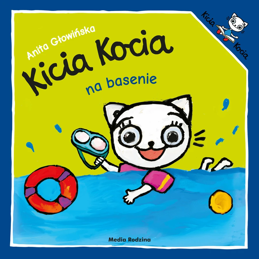 Gatito en la piscina, libro infantil