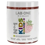 Lab One No 1 KidsGummies D, jelly beans, aardbeiensmaak, 60 stuks