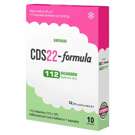 CDS22-formula Kapsułki 112 miliardów (dawniej Vivomixx Kapsułki), 10 kapsułek: ceny i cechy