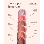 Paese GlowyPop Lip Serum, ser regenerant pentru buze, 503 Strawberry Brulee, 2.2 g