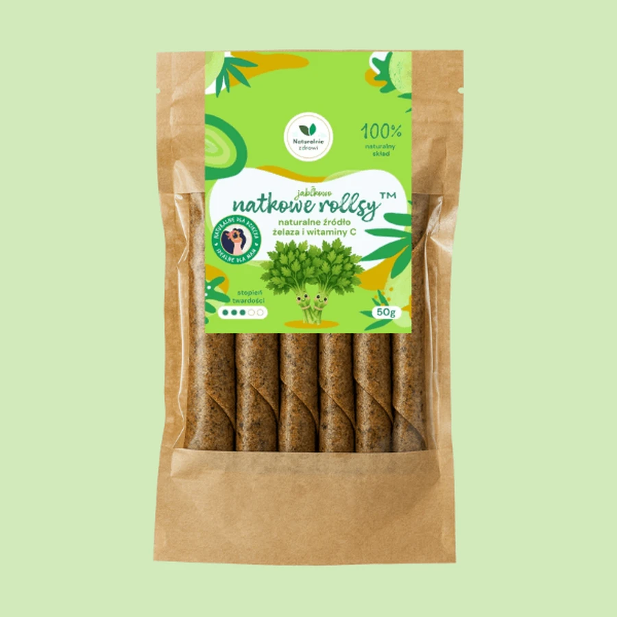 Naturalnie Zdrowi Natkowe rollsy, 50 g: ceny i cechy