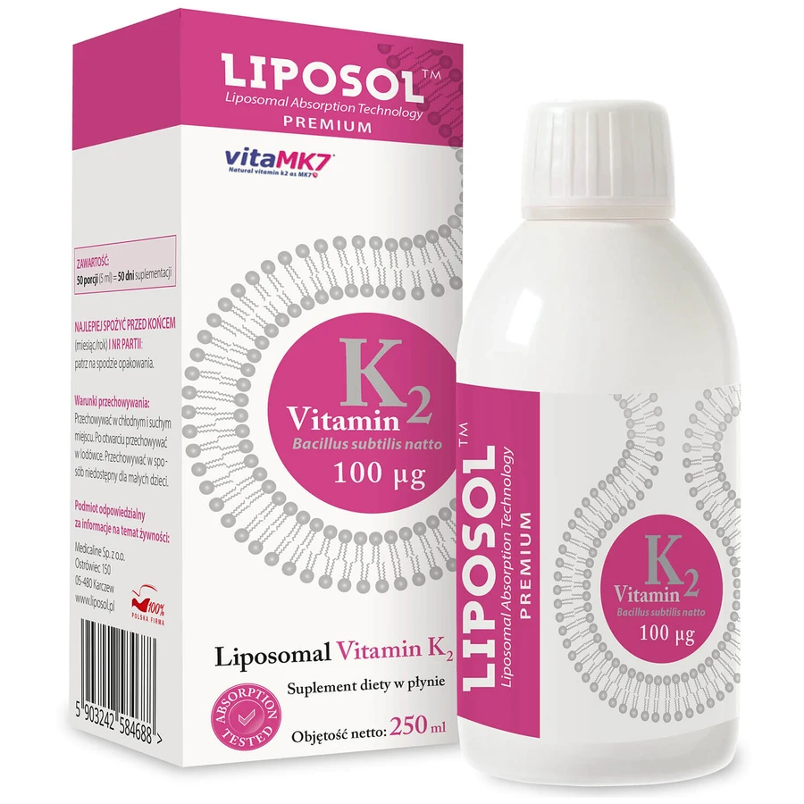 Liposol Vitamine K2 liposomale, 250 ml